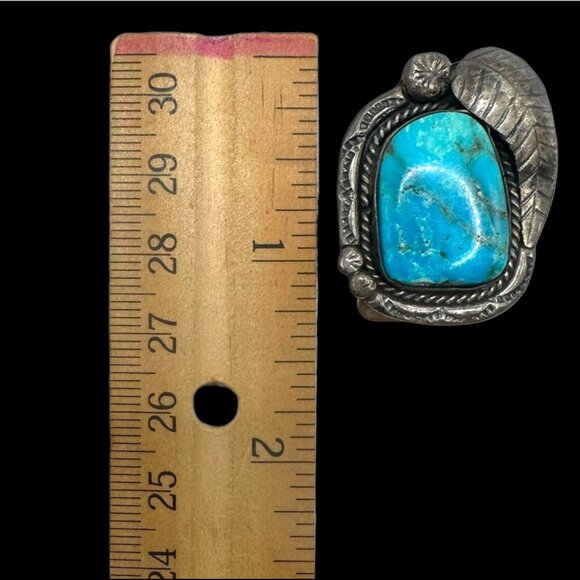 BENNETT Turquoise Bolo Tie Clip - Picture 2 of 3